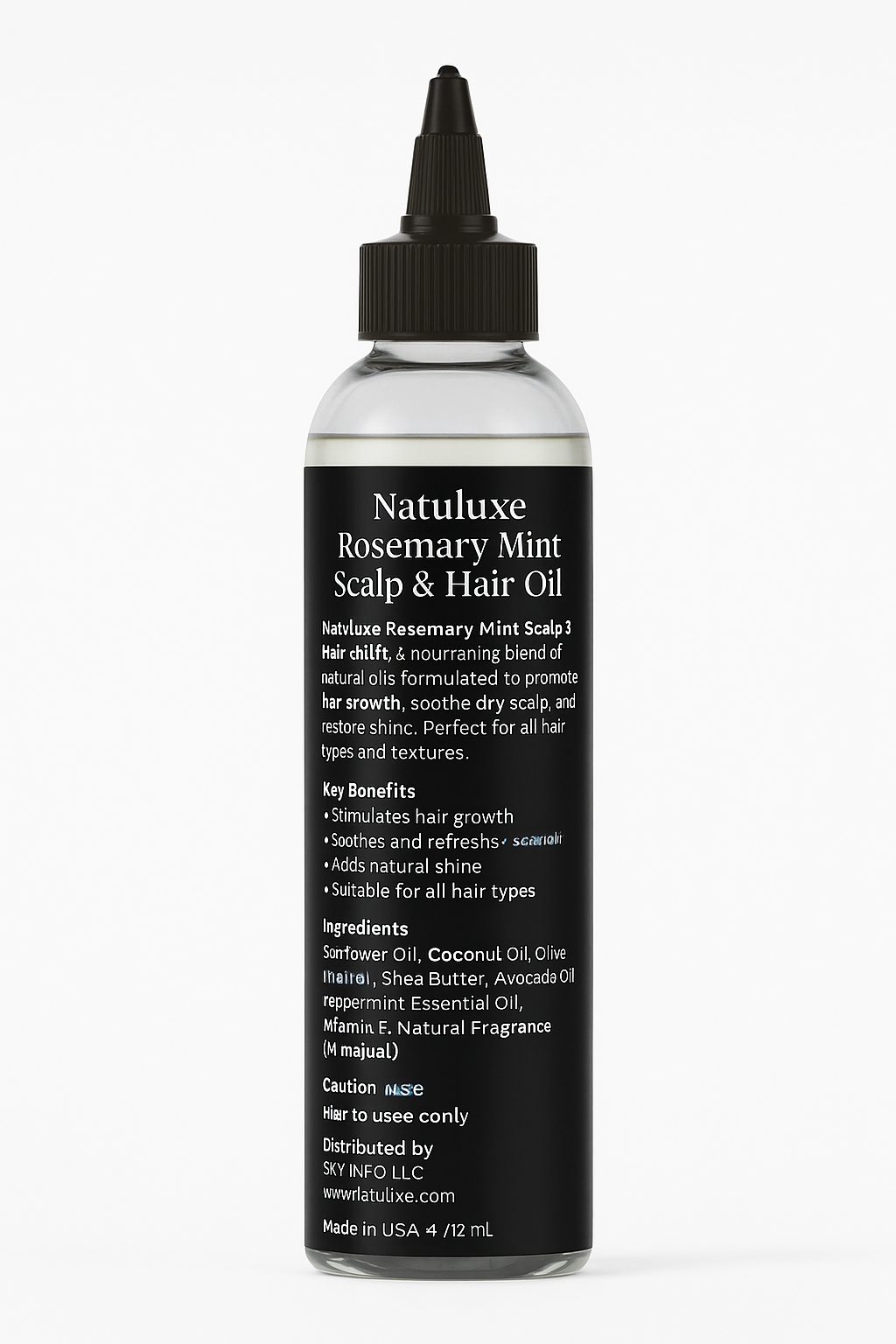 Natuluxe Rosemary Mint Scalp & Hair Oil