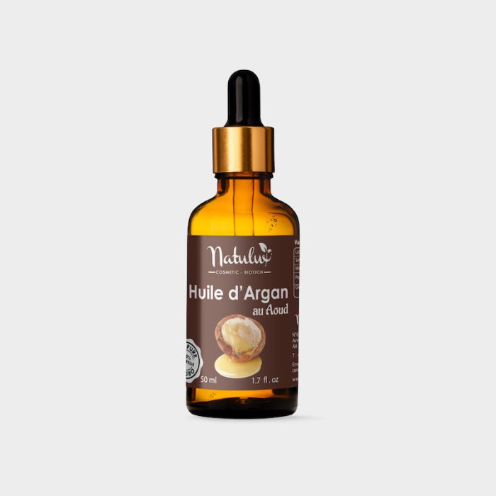 NatuLuxe Fournisseur Bio Cosmetique Produit huile argan naturelle avec aoud 50 ml