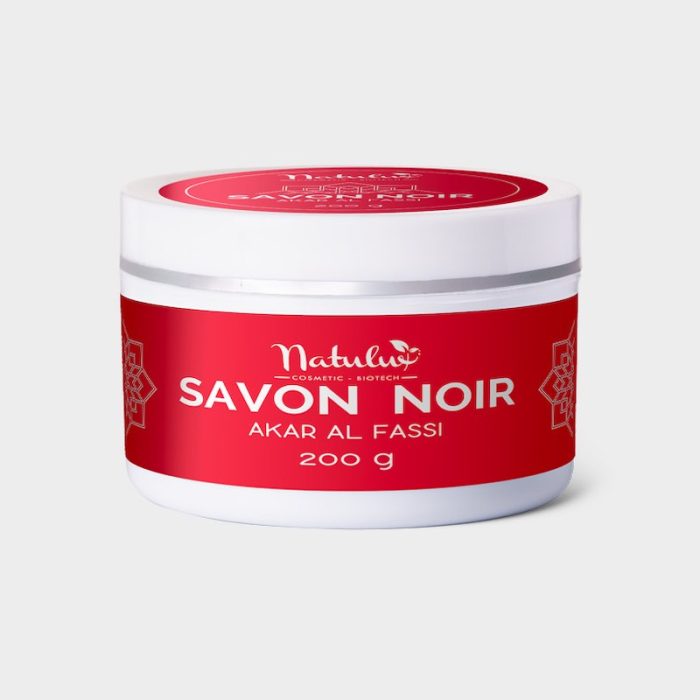 NatuLuxe Fournisseur Bio Cosmetique Produit savon noir naturel avec akar fassi 200 g