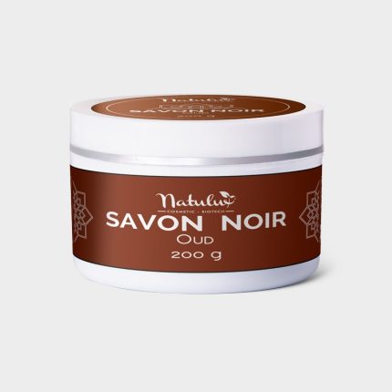 NatuLuxe Fournisseur Bio Cosmetique Produit savon noir naturel avec aoud 200 g